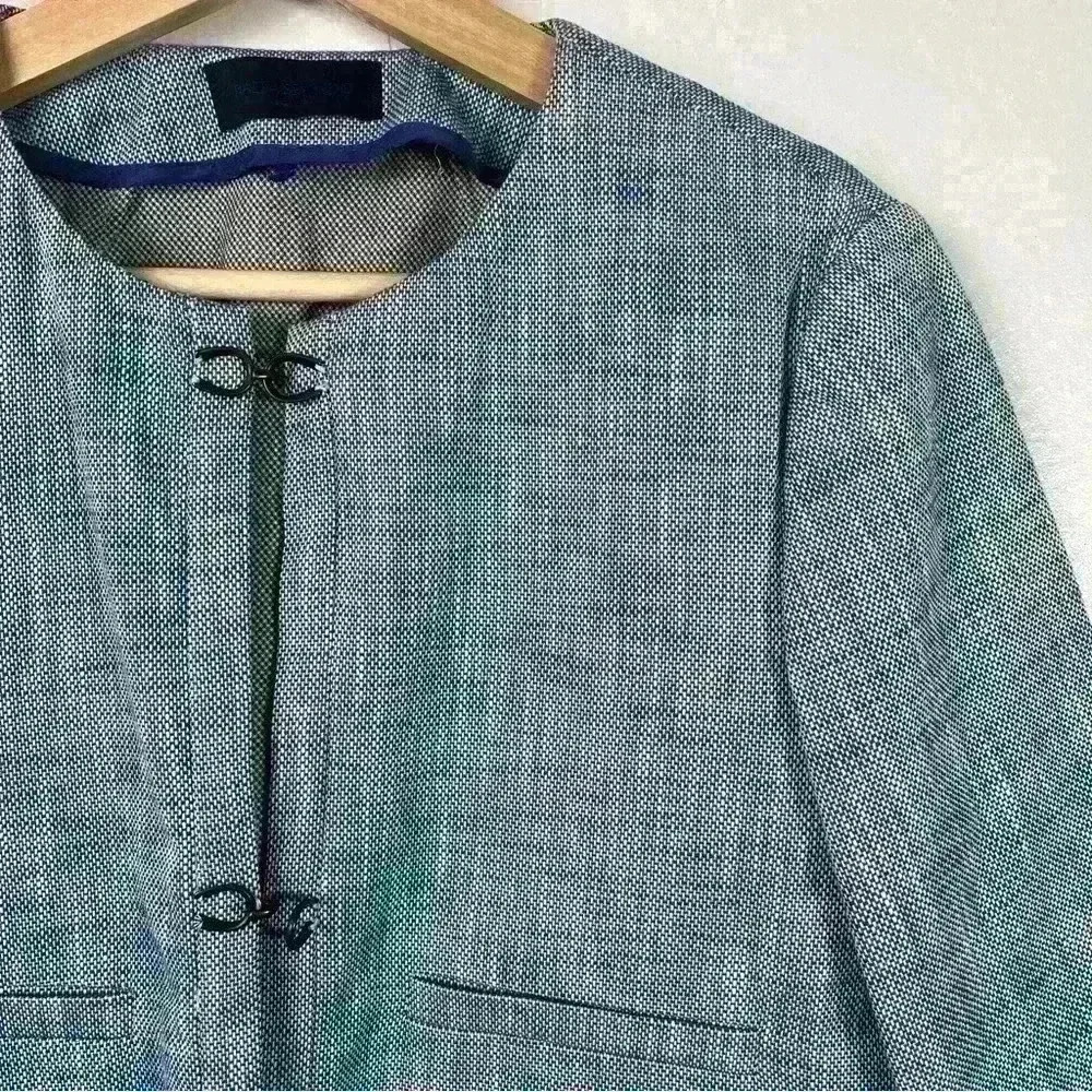 Piazza Sempione Size Italy 42 (US Small) Blue Women's Blazer - Picture 5 of 10